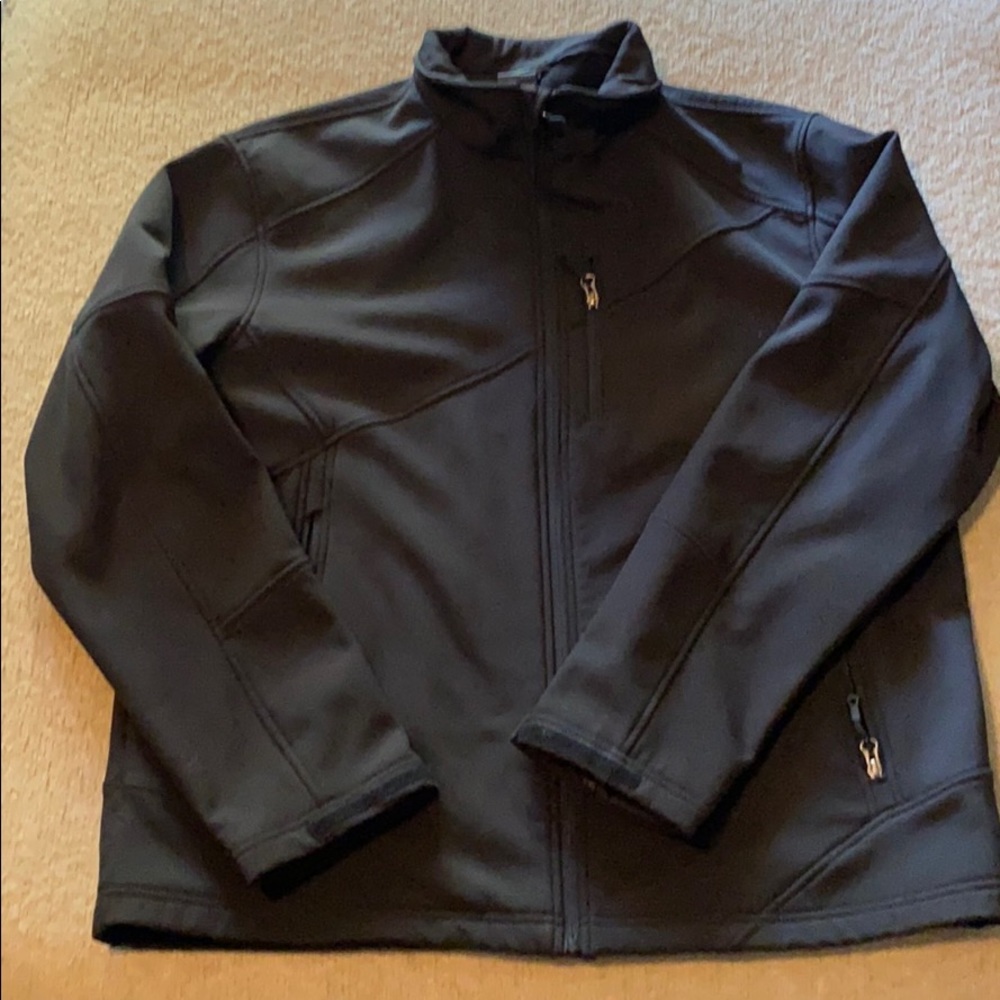 Men’s black RBX soft shell jacket
